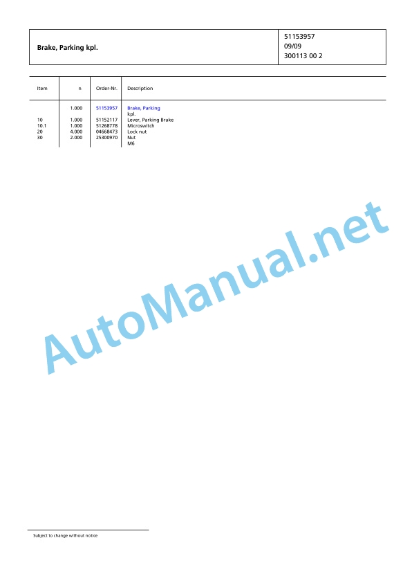 Jungheinrich Forklift EFG 115 SP GE110-500DZ Spare Parts Manual FN423683 3 Jungheinrich Forklift EFG 115 SP GE110-500DZ Spare Parts Manual FN423683 - Image 3