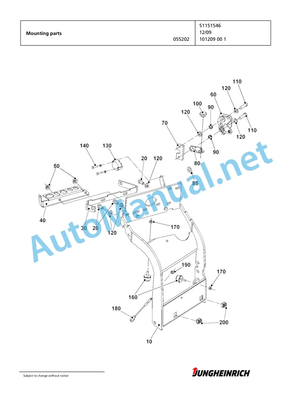 Jungheinrich Forklift EFG 115 SP GE115-480DZ Spare Parts Manual FN427206 5 Jungheinrich Forklift EFG 115 SP GE115-480DZ Spare Parts Manual FN427206 - Image 5