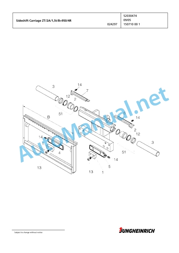 Jungheinrich Forklift EFG 115 SP GE120-360ZT Spare Parts Manual FN424924 4 Jungheinrich Forklift EFG 115 SP GE120-360ZT Spare Parts Manual FN424924 - Image 4