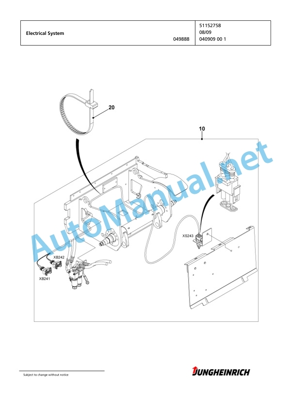 Jungheinrich Forklift EFG 115 SP GE120-435DZ Spare Parts Manual FN423839 5 Jungheinrich Forklift EFG 115 SP GE120-435DZ Spare Parts Manual FN423839 - Image 5