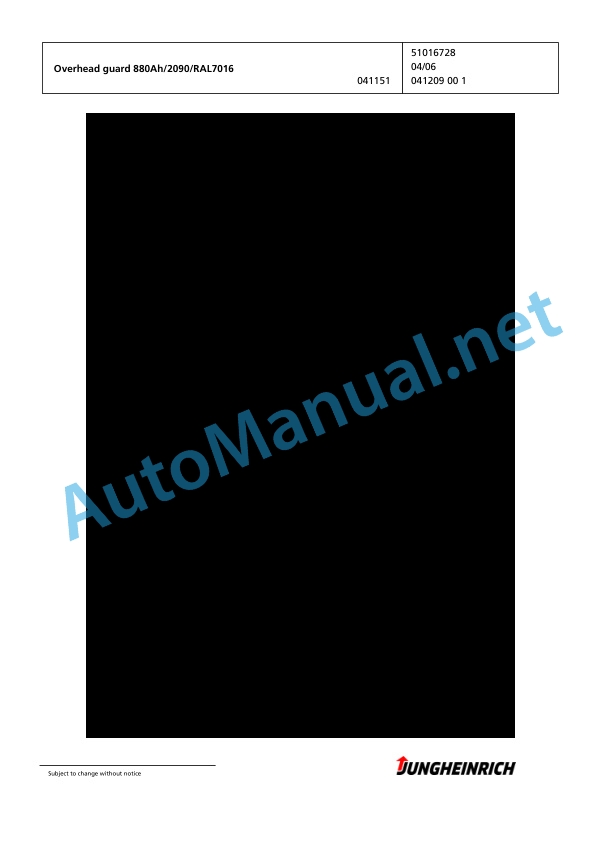 Jungheinrich Forklift EFG 115 SP GE90-480DZ Spare Parts Manual FN423864 2 Jungheinrich Forklift EFG 115 SP GE90-480DZ Spare Parts Manual FN423864 - Image 2