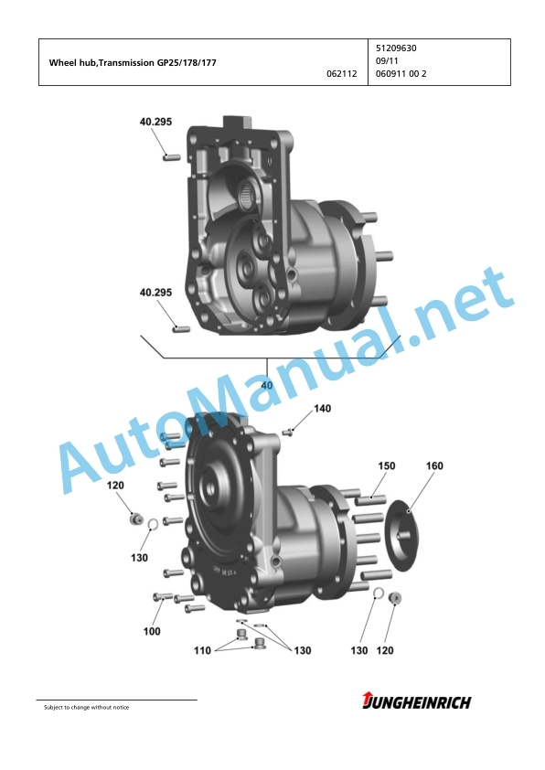 Jungheinrich Forklift EFG 213 G-550DZ Spare Parts Manual FN427070 3 Jungheinrich Forklift EFG 213 G-550DZ Spare Parts Manual FN427070 - Image 3