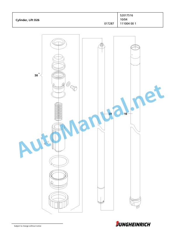 Jungheinrich Forklift EFG 213 GE120-330ZZ Spare Parts Manual FN423049 3 Jungheinrich Forklift EFG 213 GE120-330ZZ Spare Parts Manual FN423049 - Image 3