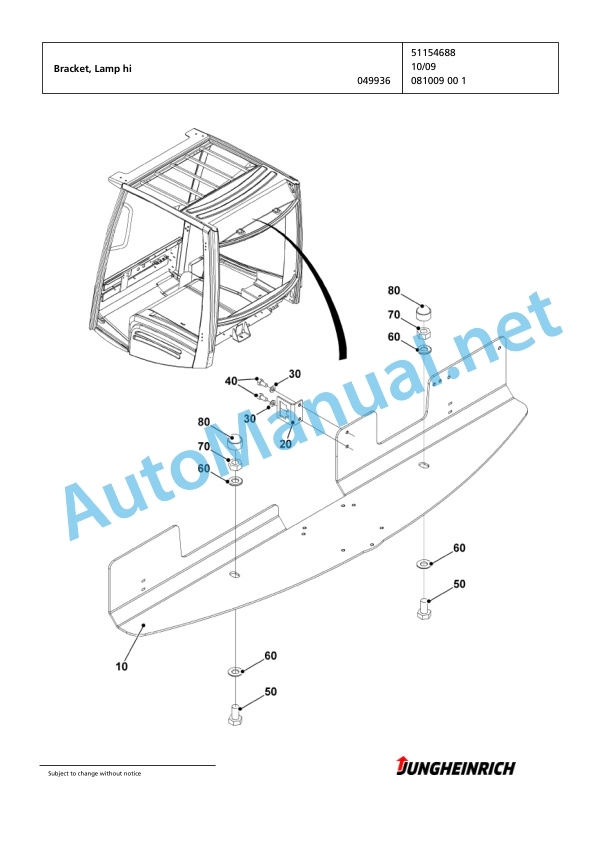 Jungheinrich Forklift EFG 215 G+E115-500DZ Spare Parts Manual FN424083 2 Jungheinrich Forklift EFG 215 G+E115-500DZ Spare Parts Manual FN424083 - Image 2