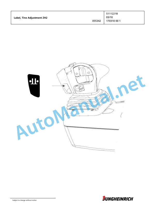Jungheinrich Forklift EFG 215 G100-480DZ Spare Parts Manual FN424981 2 Jungheinrich Forklift EFG 215 G100-480DZ Spare Parts Manual FN424981 - Image 2