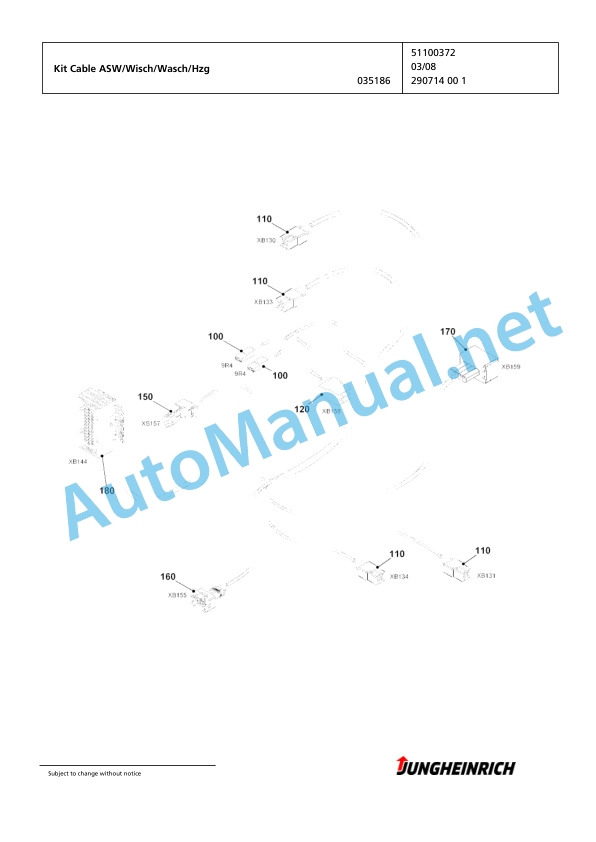 Jungheinrich Forklift EFG 215 G100-480DZ Spare Parts Manual FN424981 5 Jungheinrich Forklift EFG 215 G100-480DZ Spare Parts Manual FN424981 - Image 5