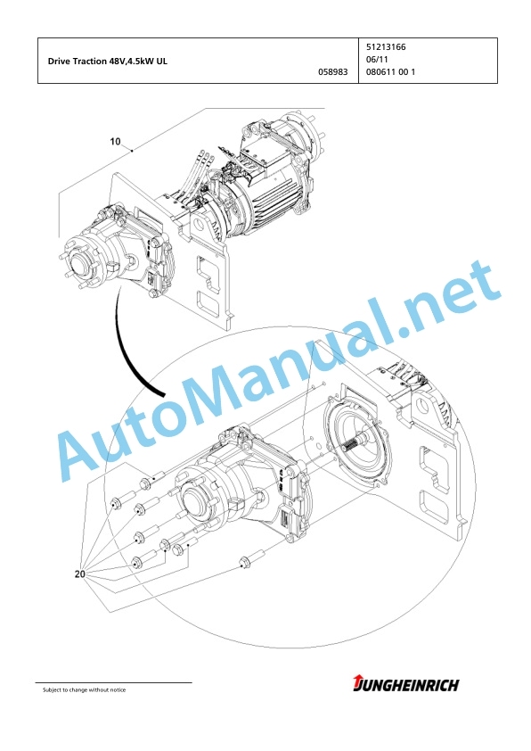 Jungheinrich Forklift EFG 215 G115-450DZ Spare Parts Manual FN426041 3 Jungheinrich Forklift EFG 215 G115-450DZ Spare Parts Manual FN426041 - Image 3