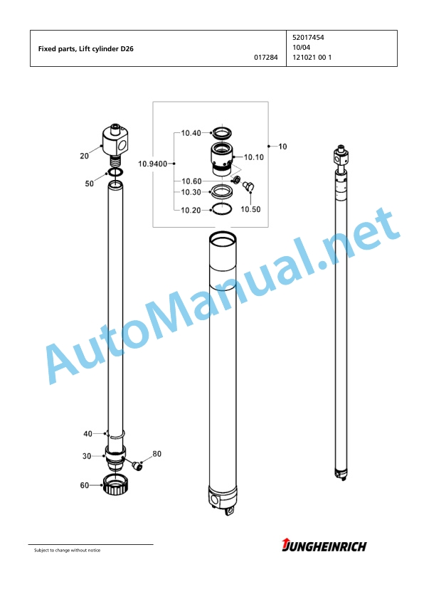 Jungheinrich Forklift EFG 215 GE100-300ZZ Spare Parts Manual FN424161 3 Jungheinrich Forklift EFG 215 GE100-300ZZ Spare Parts Manual FN424161 - Image 3