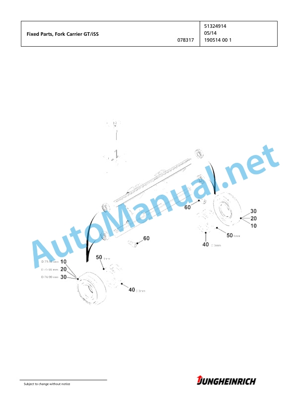 Jungheinrich Forklift EFG 215 GE115-400DZ Spare Parts Manual FN595575 4 Jungheinrich Forklift EFG 215 GE115-400DZ Spare Parts Manual FN595575 - Image 4