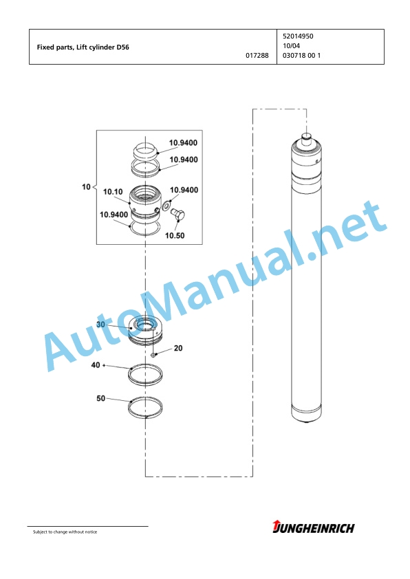 Jungheinrich Forklift EFG 215 GE115-450DZ Spare Parts Manual FN423988 3 Jungheinrich Forklift EFG 215 GE115-450DZ Spare Parts Manual FN423988 - Image 3