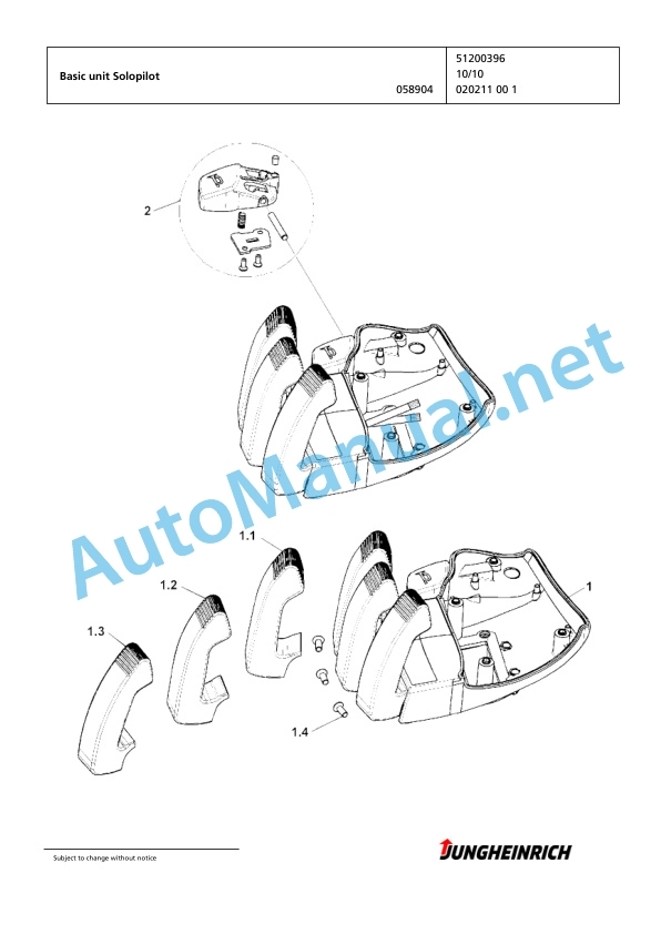 Jungheinrich Forklift EFG 215 GE115-450DZ Spare Parts Manual FN426481 4 Jungheinrich Forklift EFG 215 GE115-450DZ Spare Parts Manual FN426481 - Image 4