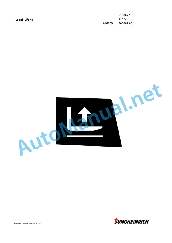 Jungheinrich Forklift EFG 215 GE115-500DZ Spare Parts Manual FN424112 4 Jungheinrich Forklift EFG 215 GE115-500DZ Spare Parts Manual FN424112 - Image 4