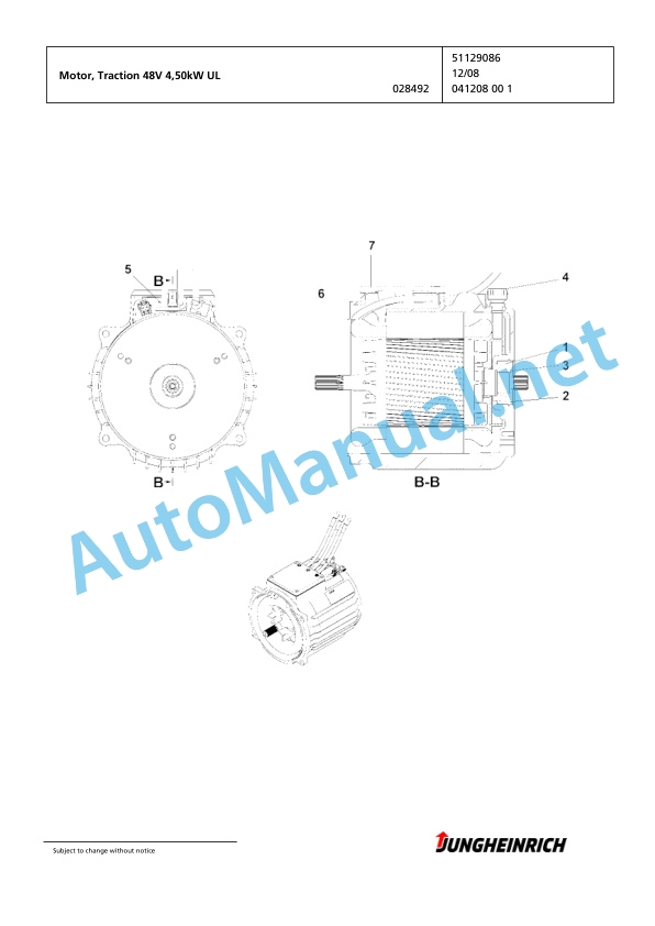 Jungheinrich Forklift EFG 216 G-550DZ Spare Parts Manual FN425486 3 Jungheinrich Forklift EFG 216 G-550DZ Spare Parts Manual FN425486 - Image 3