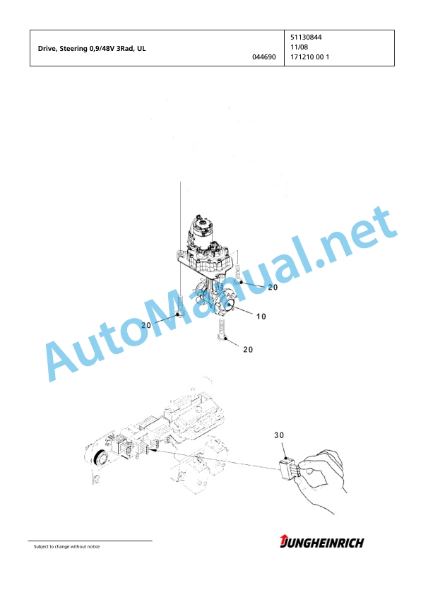 Jungheinrich Forklift EFG 216 G+E115-500DZ Spare Parts Manual FN424414 3 Jungheinrich Forklift EFG 216 G+E115-500DZ Spare Parts Manual FN424414 - Image 3