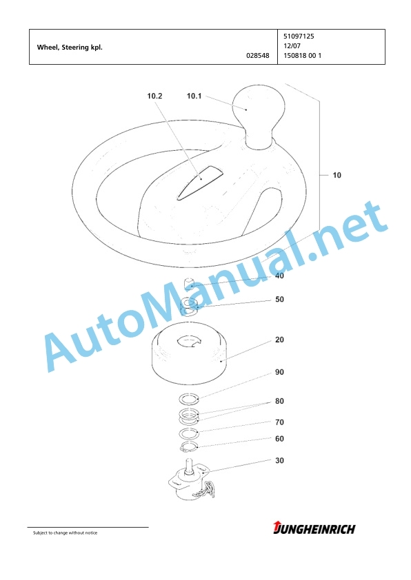 Jungheinrich Forklift EFG 216 GE115-450DZ Spare Parts Manual FN426392 3 Jungheinrich Forklift EFG 216 GE115-450DZ Spare Parts Manual FN426392 - Image 3