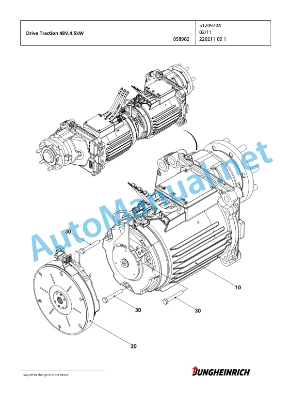Jungheinrich Forklift EFG 216k G+E115-450DZ Spare Parts Manual FN423005 3 Jungheinrich Forklift EFG 216k G+E115-450DZ Spare Parts Manual FN423005 - Image 3