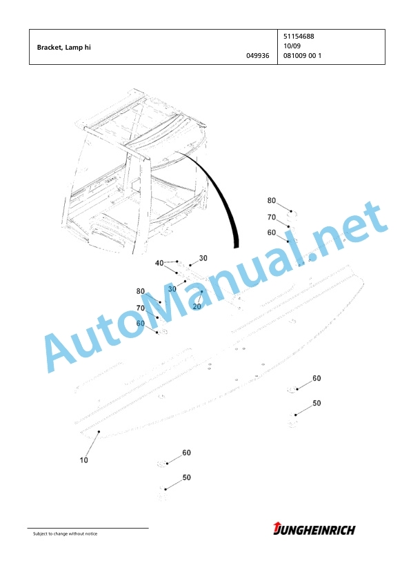 Jungheinrich Forklift EFG 216k G115-480DZ Spare Parts Manual FN425662 2 Jungheinrich Forklift EFG 216k G115-480DZ Spare Parts Manual FN425662 - Image 2
