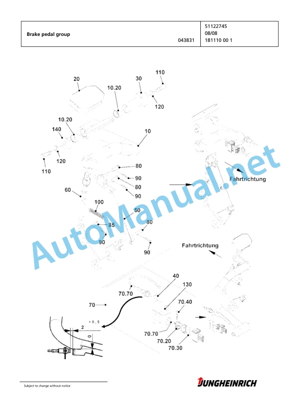 Jungheinrich Forklift EFG 216k GE115-450DZ Spare Parts Manual FN424972 3 Jungheinrich Forklift EFG 216k GE115-450DZ Spare Parts Manual FN424972 - Image 3