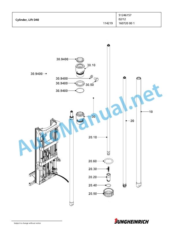 Jungheinrich Forklift EFG 218 G+E115-480DZ Spare Parts Manual FN425352 3 Jungheinrich Forklift EFG 218 G+E115-480DZ Spare Parts Manual FN425352 - Image 3