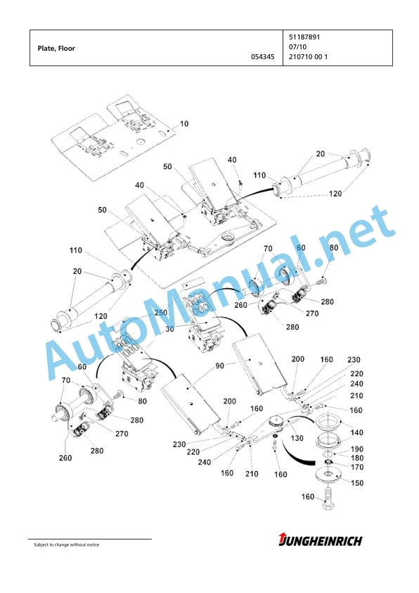 Jungheinrich Forklift EFG 218 GE105-450DZ Spare Parts Manual FN424834 2 Jungheinrich Forklift EFG 218 GE105-450DZ Spare Parts Manual FN424834 - Image 2