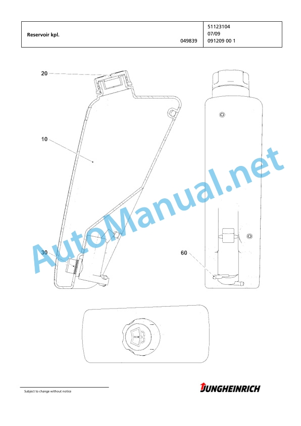 Jungheinrich Forklift EFG 218k G-600DZ Spare Parts Manual FN424498 5 Jungheinrich Forklift EFG 218k G-600DZ Spare Parts Manual FN424498 - Image 5