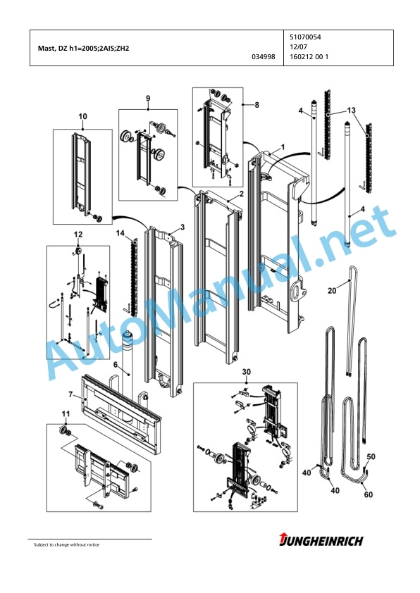 Jungheinrich Forklift EFG 218k GE115-450DZ Spare Parts Manual FN423990 3 Jungheinrich Forklift EFG 218k GE115-450DZ Spare Parts Manual FN423990 - Image 3