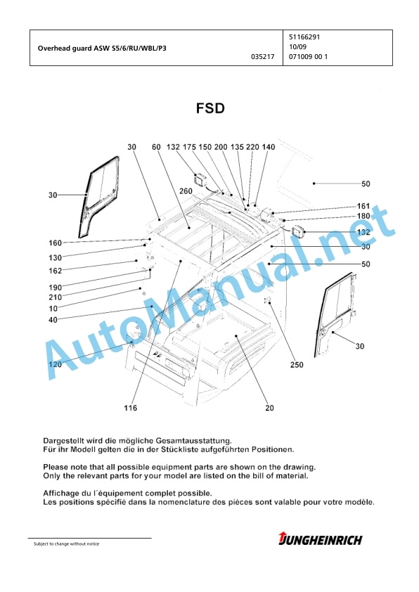 Jungheinrich Forklift EFG 218k GE115-600DZ Spare Parts Manual FN424219 2 Jungheinrich Forklift EFG 218k GE115-600DZ Spare Parts Manual FN424219 - Image 2