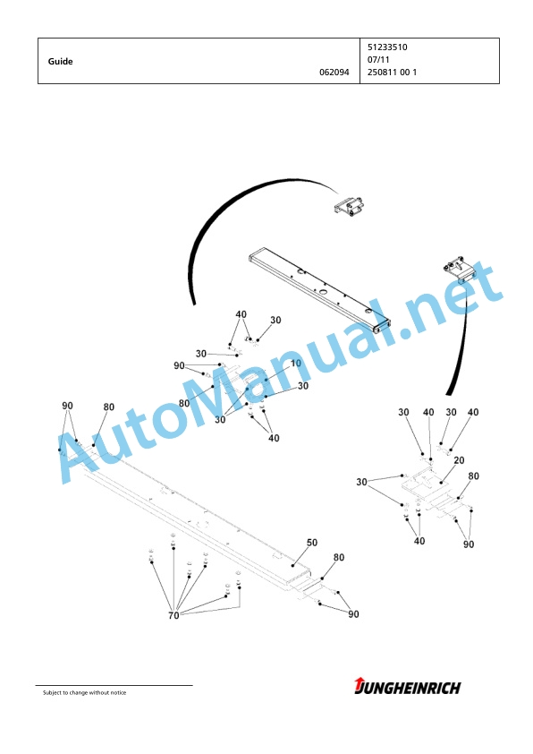 Jungheinrich Forklift EFG 220 G-650DZ Spare Parts Manual FN426133 3 Jungheinrich Forklift EFG 220 G-650DZ Spare Parts Manual FN426133 - Image 3
