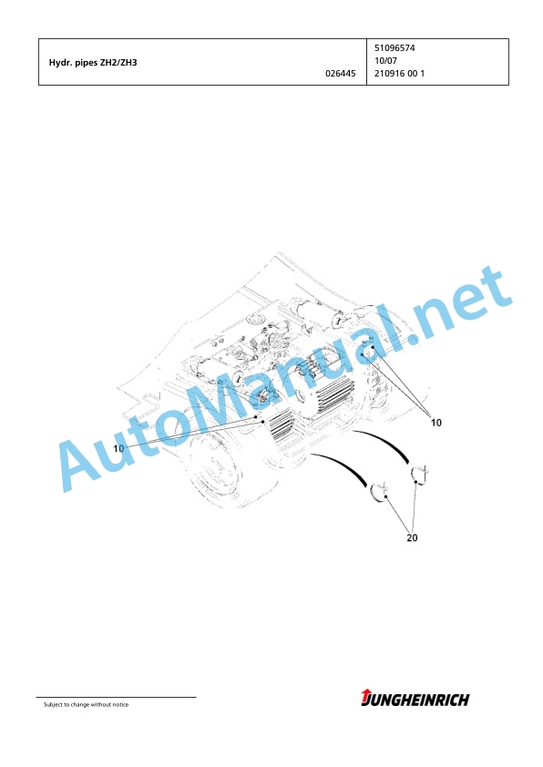 Jungheinrich Forklift EFG 220 G115-450DZ Spare Parts Manual FN425041 4 Jungheinrich Forklift EFG 220 G115-450DZ Spare Parts Manual FN425041 - Image 4