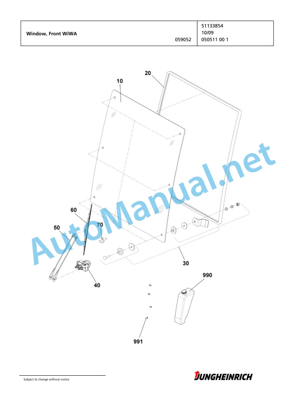 Jungheinrich Forklift EFG 220 G120-550DZ Spare Parts Manual FN423784 2 Jungheinrich Forklift EFG 220 G120-550DZ Spare Parts Manual FN423784 - Image 2