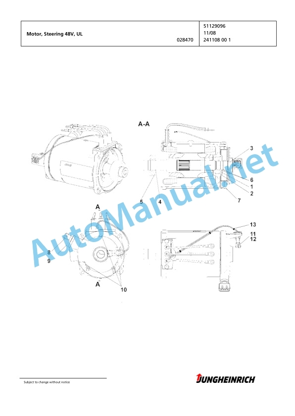 Jungheinrich Forklift EFG 220 GE115-330ZZ Spare Parts Manual FN426514 3 Jungheinrich Forklift EFG 220 GE115-330ZZ Spare Parts Manual FN426514 - Image 3