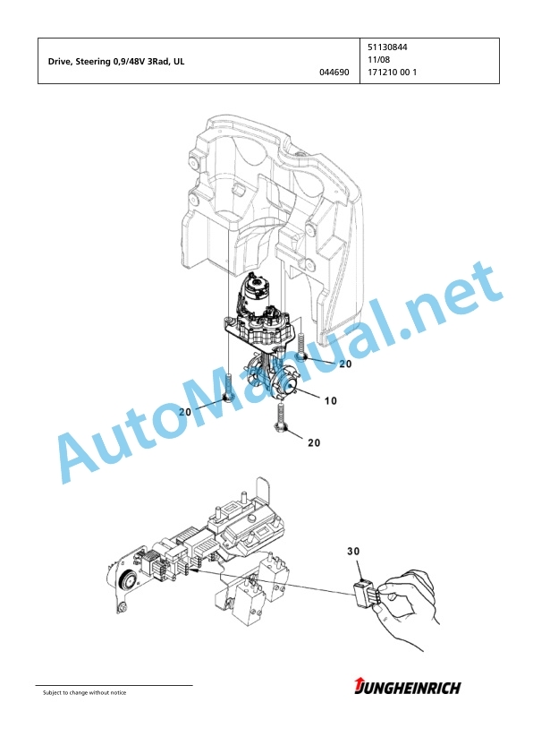 Jungheinrich Forklift EFG 220 GE115-450DZ Spare Parts Manual FN423088 3 Jungheinrich Forklift EFG 220 GE115-450DZ Spare Parts Manual FN423088 - Image 3