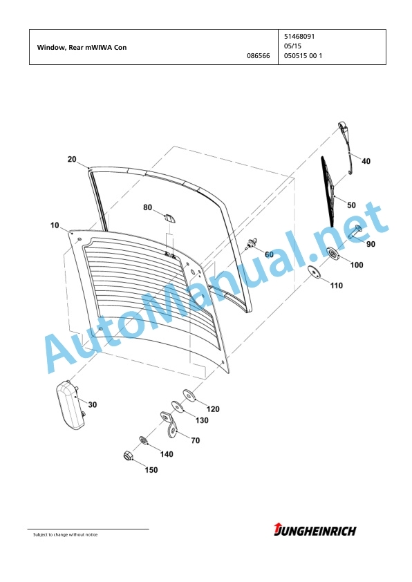 Jungheinrich Forklift EFG 220 GE115-450DZ Spare Parts Manual FN423520 2 Jungheinrich Forklift EFG 220 GE115-450DZ Spare Parts Manual FN423520 - Image 2