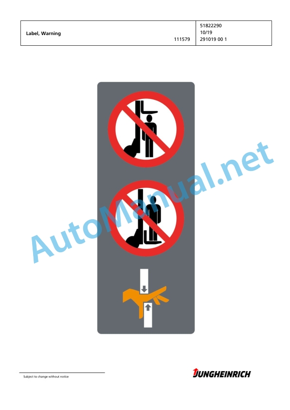 Jungheinrich Forklift EFG 220 GE115-464DZ Spare Parts Manual FN595580 2 Jungheinrich Forklift EFG 220 GE115-464DZ Spare Parts Manual FN595580 - Image 2