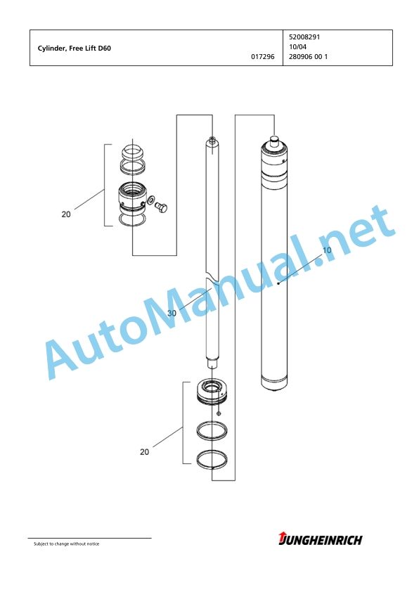 Jungheinrich Forklift EFG 220 GE120-500DZ Spare Parts Manual FN423127 3 Jungheinrich Forklift EFG 220 GE120-500DZ Spare Parts Manual FN423127 - Image 3