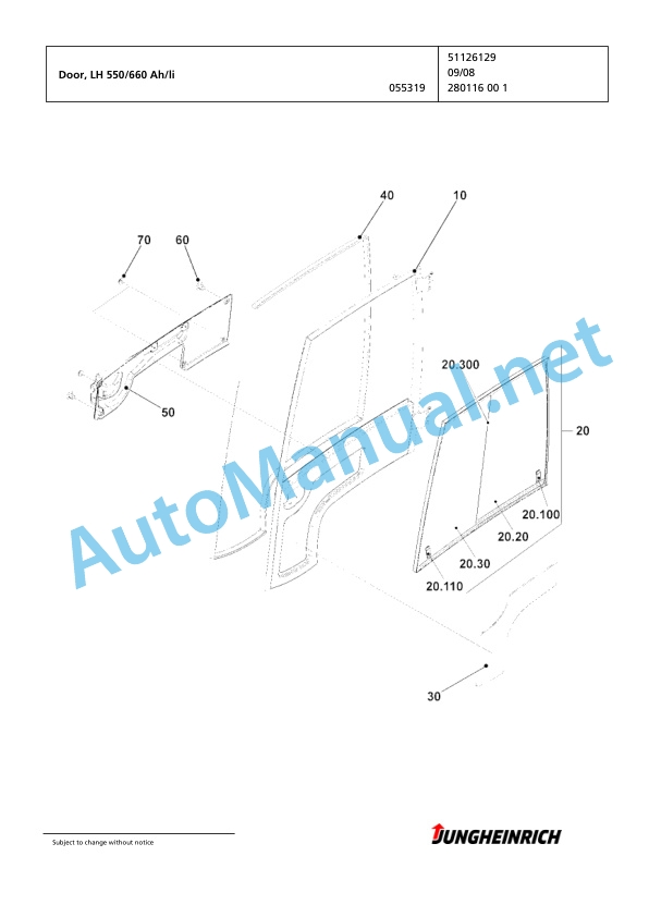 Jungheinrich Forklift EFG 220 GE120-575DZ Spare Parts Manual FN426582 2 Jungheinrich Forklift EFG 220 GE120-575DZ Spare Parts Manual FN426582 - Image 2