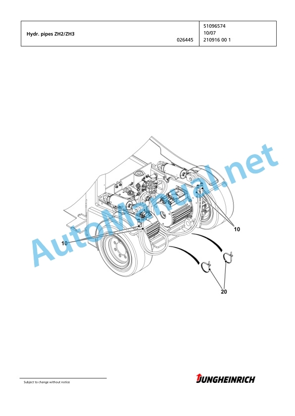 Jungheinrich Forklift EFG 316 G115-330ZZ Spare Parts Manual FN423665 4 Jungheinrich Forklift EFG 316 G115-330ZZ Spare Parts Manual FN423665 - Image 4