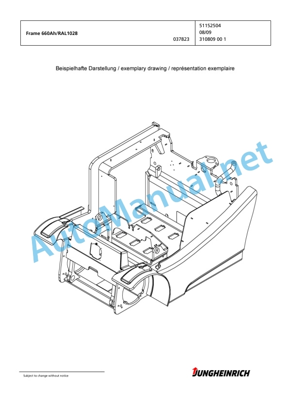 Jungheinrich Forklift EFG 316 GE115-450DZ Spare Parts Manual FN423963 2 Jungheinrich Forklift EFG 316 GE115-450DZ Spare Parts Manual FN423963 - Image 2