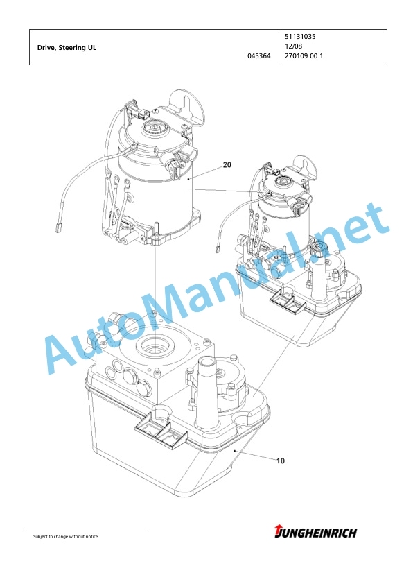 Jungheinrich Forklift EFG 316k GE115-450DZ Spare Parts Manual FN424127 3 Jungheinrich Forklift EFG 316k GE115-450DZ Spare Parts Manual FN424127 - Image 3