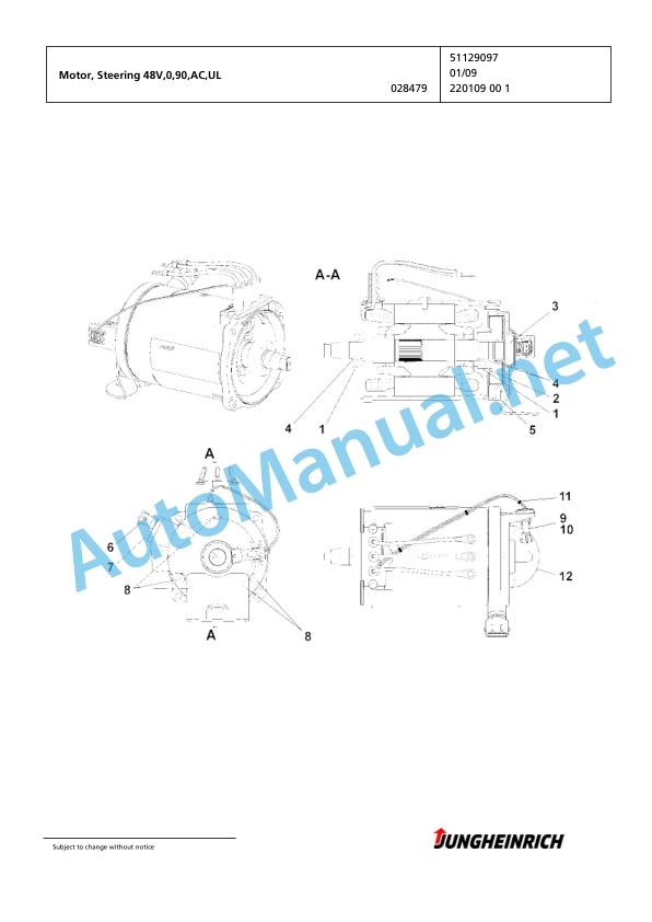 Jungheinrich Forklift EFG 316k GE115-450DZ Spare Parts Manual FN425382 3 Jungheinrich Forklift EFG 316k GE115-450DZ Spare Parts Manual FN425382 - Image 3