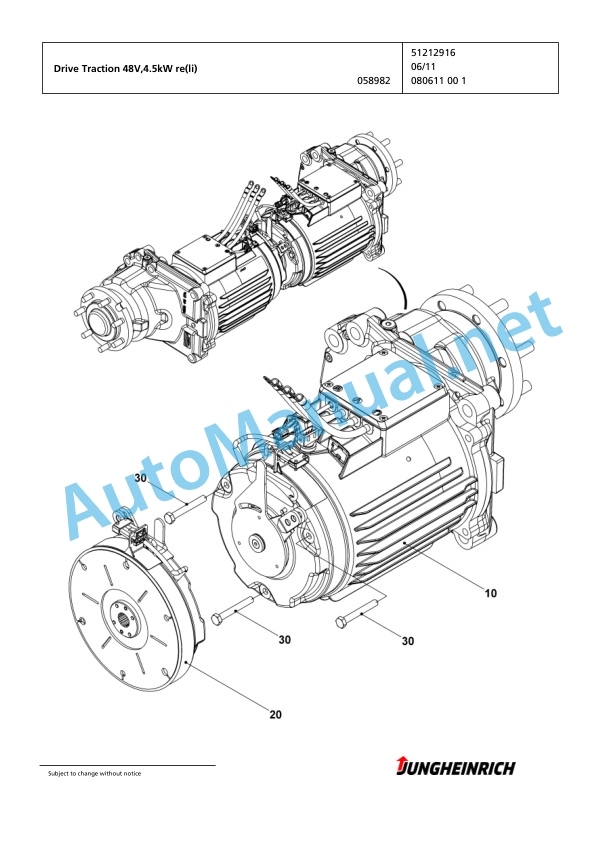 Jungheinrich Forklift EFG 318k GE115-450DZ Spare Parts Manual FN423727 3 Jungheinrich Forklift EFG 318k GE115-450DZ Spare Parts Manual FN423727 - Image 3