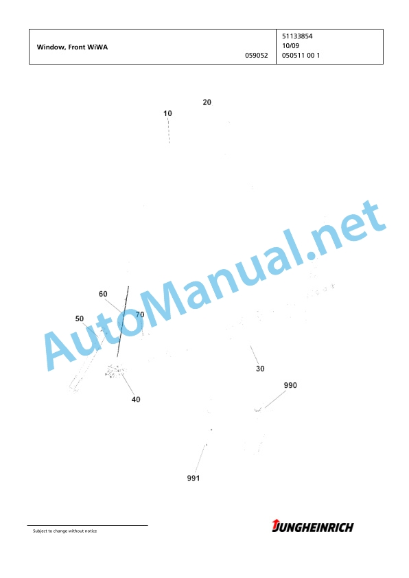 Jungheinrich Forklift EFG 318k Spare Parts Manual FN427101 2 Jungheinrich Forklift EFG 318k Spare Parts Manual FN427101 - Image 2