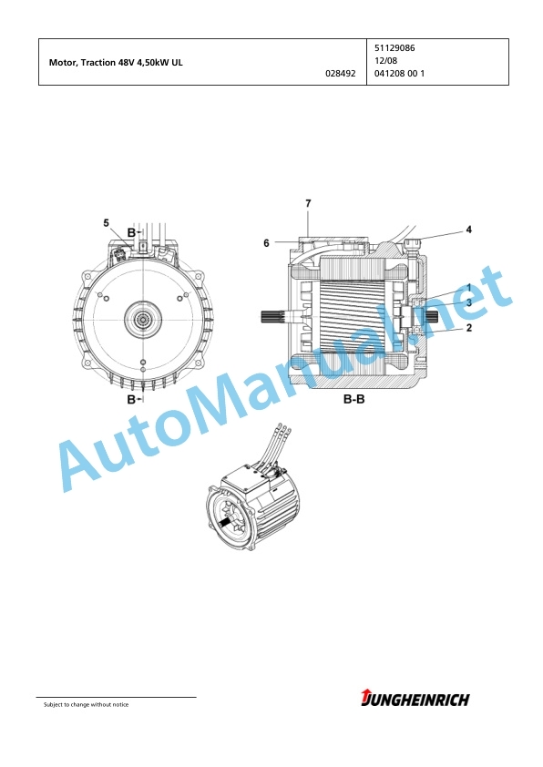 Jungheinrich Forklift EFG 320 G-400ZZ Spare Parts Manual FN423093 3 Jungheinrich Forklift EFG 320 G-400ZZ Spare Parts Manual FN423093 - Image 3