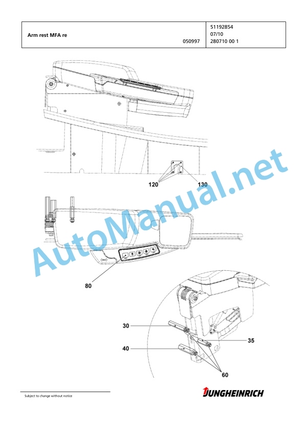 Jungheinrich Forklift EFG 320 G+E100-650DZ Spare Parts Manual FN423334 2 Jungheinrich Forklift EFG 320 G+E100-650DZ Spare Parts Manual FN423334 - Image 2