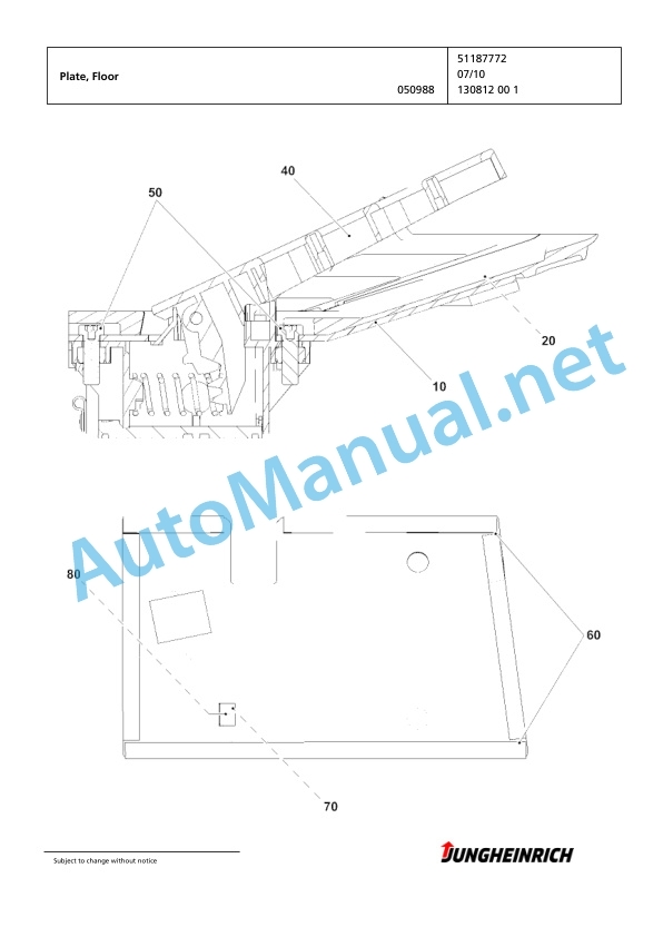 Jungheinrich Forklift EFG 320 G+E115-330ZT Spare Parts Manual FN427252 2 Jungheinrich Forklift EFG 320 G+E115-330ZT Spare Parts Manual FN427252 - Image 2