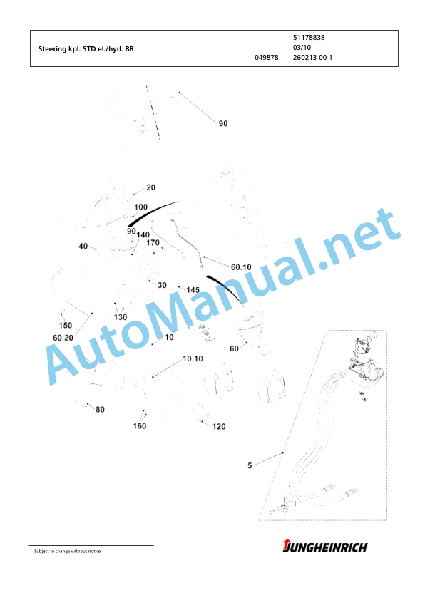Jungheinrich Forklift EFG 320 GE115-450DZ Spare Parts Manual FN424245 3 Jungheinrich Forklift EFG 320 GE115-450DZ Spare Parts Manual FN424245 - Image 3