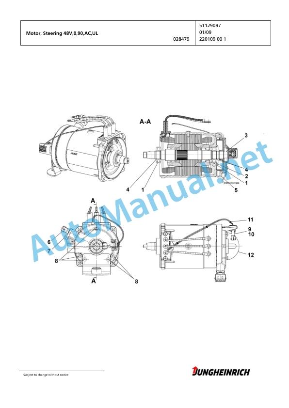 Jungheinrich Forklift EFG 320 GE115-480DZ Spare Parts Manual FN423709 3 Jungheinrich Forklift EFG 320 GE115-480DZ Spare Parts Manual FN423709 - Image 3