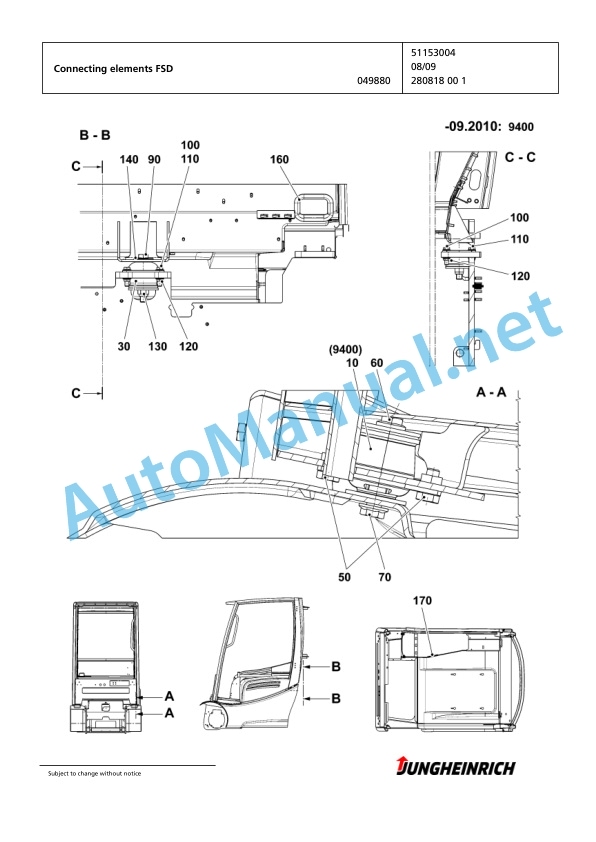 Jungheinrich Forklift EFG 320 GE115-650DZ Spare Parts Manual FN423056 2 Jungheinrich Forklift EFG 320 GE115-650DZ Spare Parts Manual FN423056 - Image 2