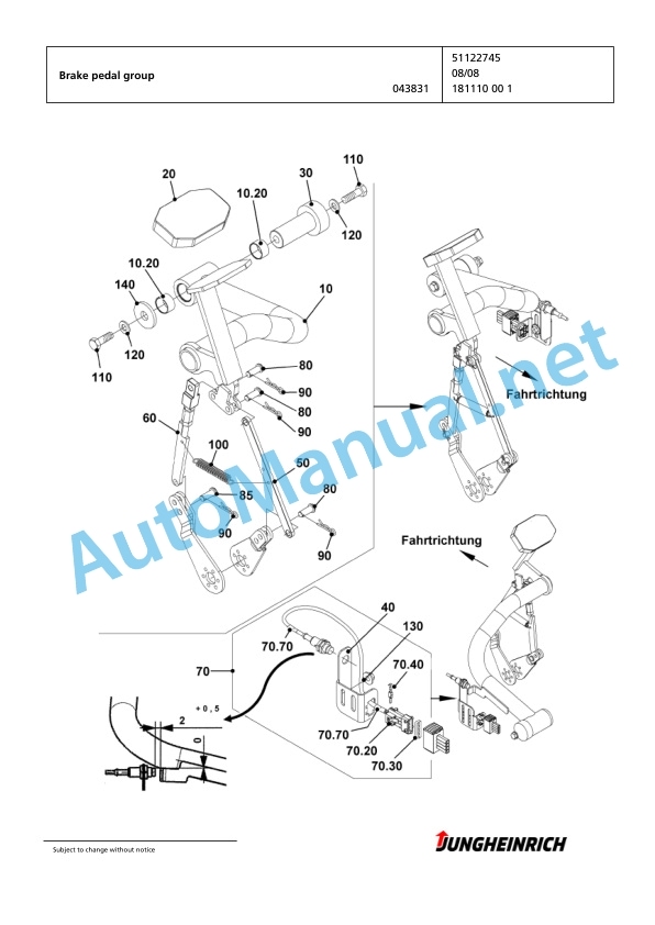 Jungheinrich Forklift EFG 320 GE120-330ZZ Spare Parts Manual FN423263 3 Jungheinrich Forklift EFG 320 GE120-330ZZ Spare Parts Manual FN423263 - Image 3