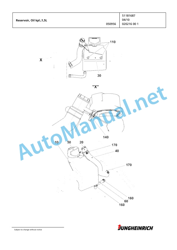 Jungheinrich Forklift EFG 320 GE120-550DZ Spare Parts Manual FN426189 4 Jungheinrich Forklift EFG 320 GE120-550DZ Spare Parts Manual FN426189 - Image 4